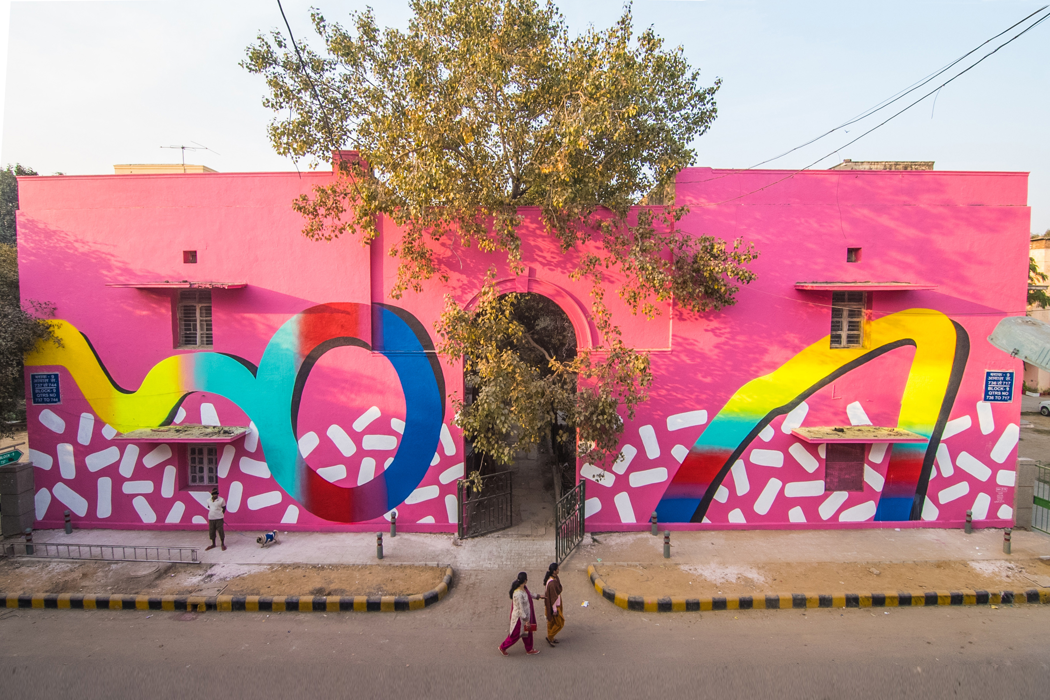 Dwa zeta Reveals Lodhi Art Dist St Art Delhi 2016 Akshat Nauriyal