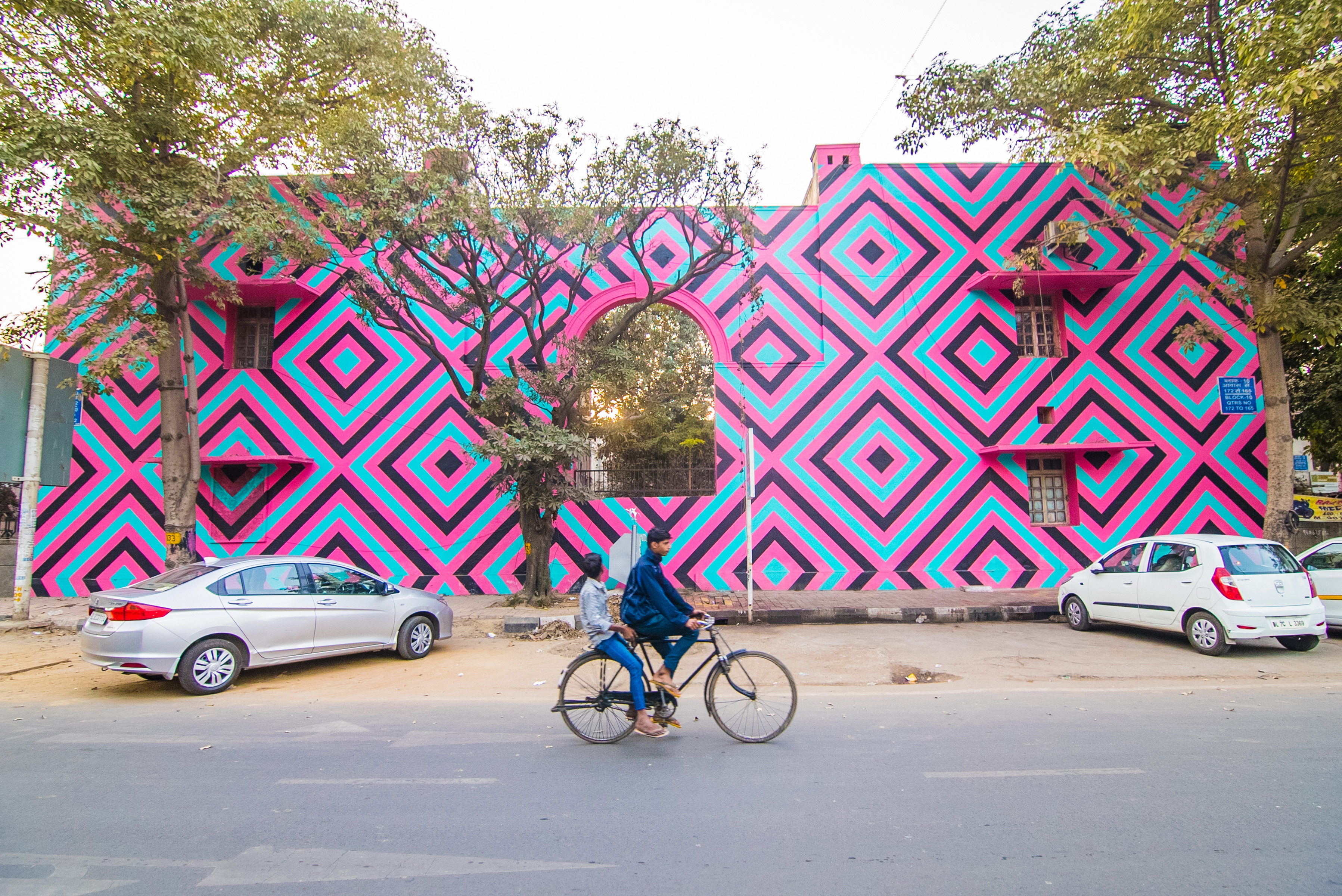 Reko Rennie Reveals Lodhi Art Dist St Art Delhi 2016 Akshat Nauriyal