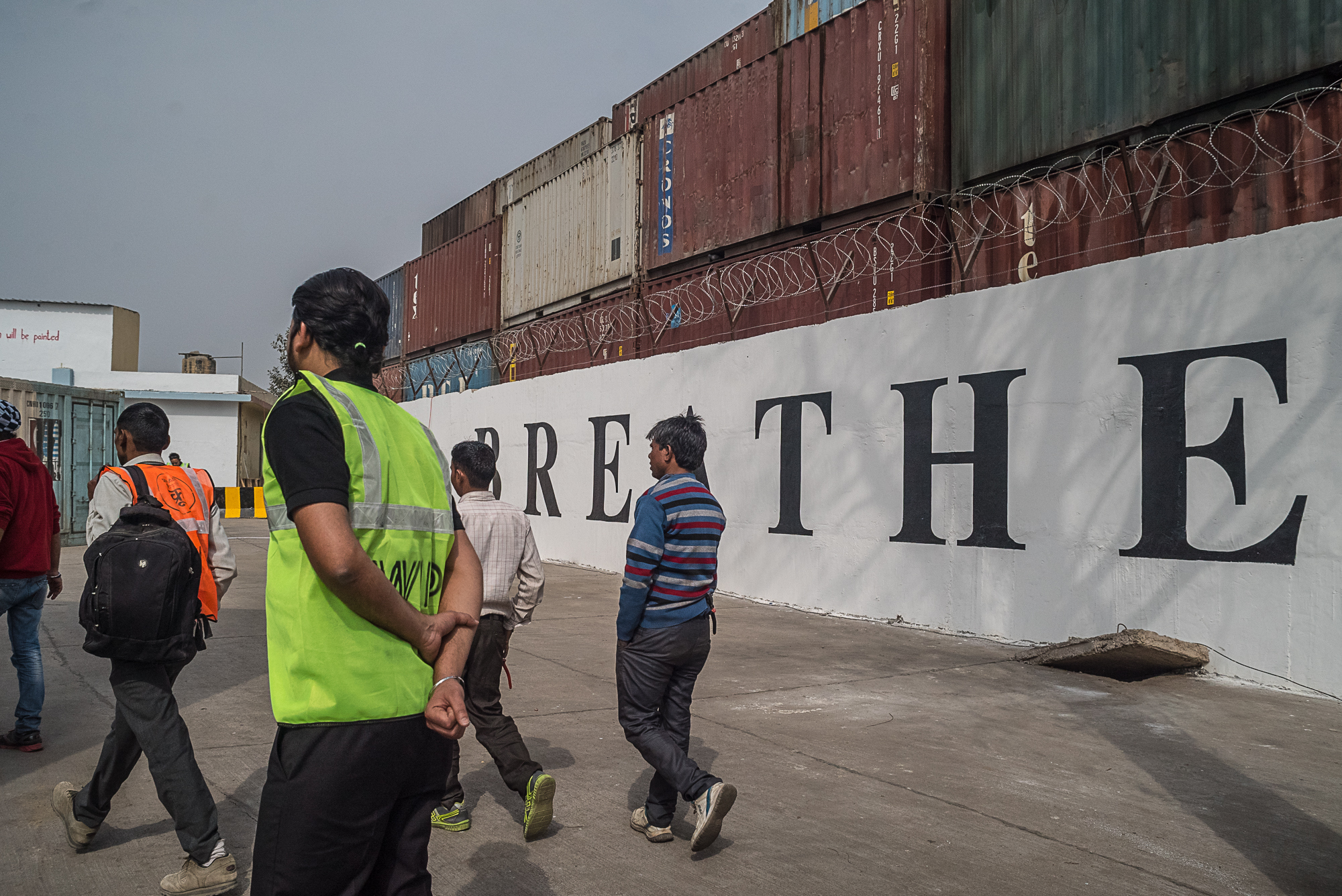 WIP Mural by Daku Photo by Naman Saraiya