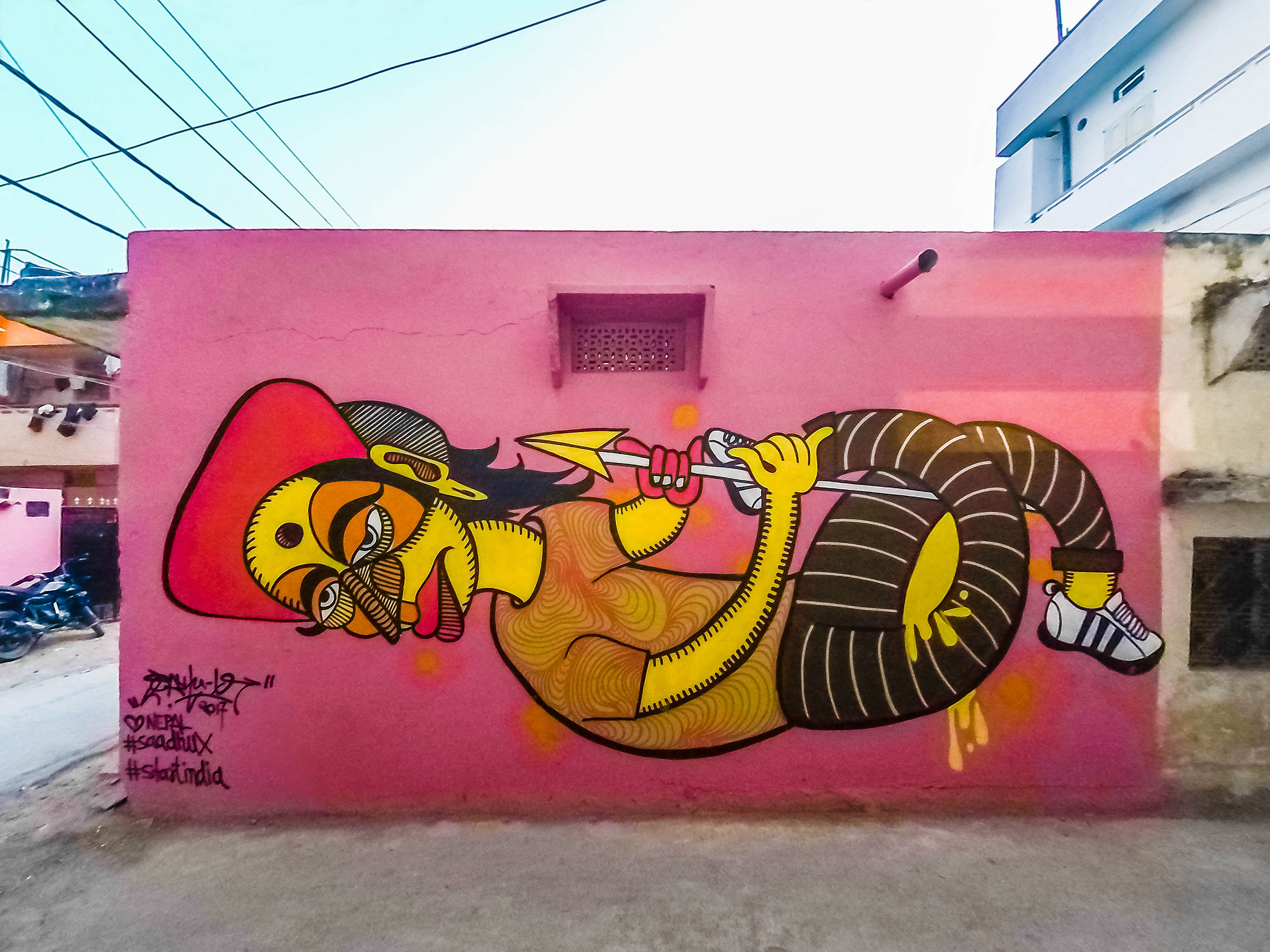 Saadhu X Pinkgully Maqta Art District 2018 Reveals Pranav Gohil