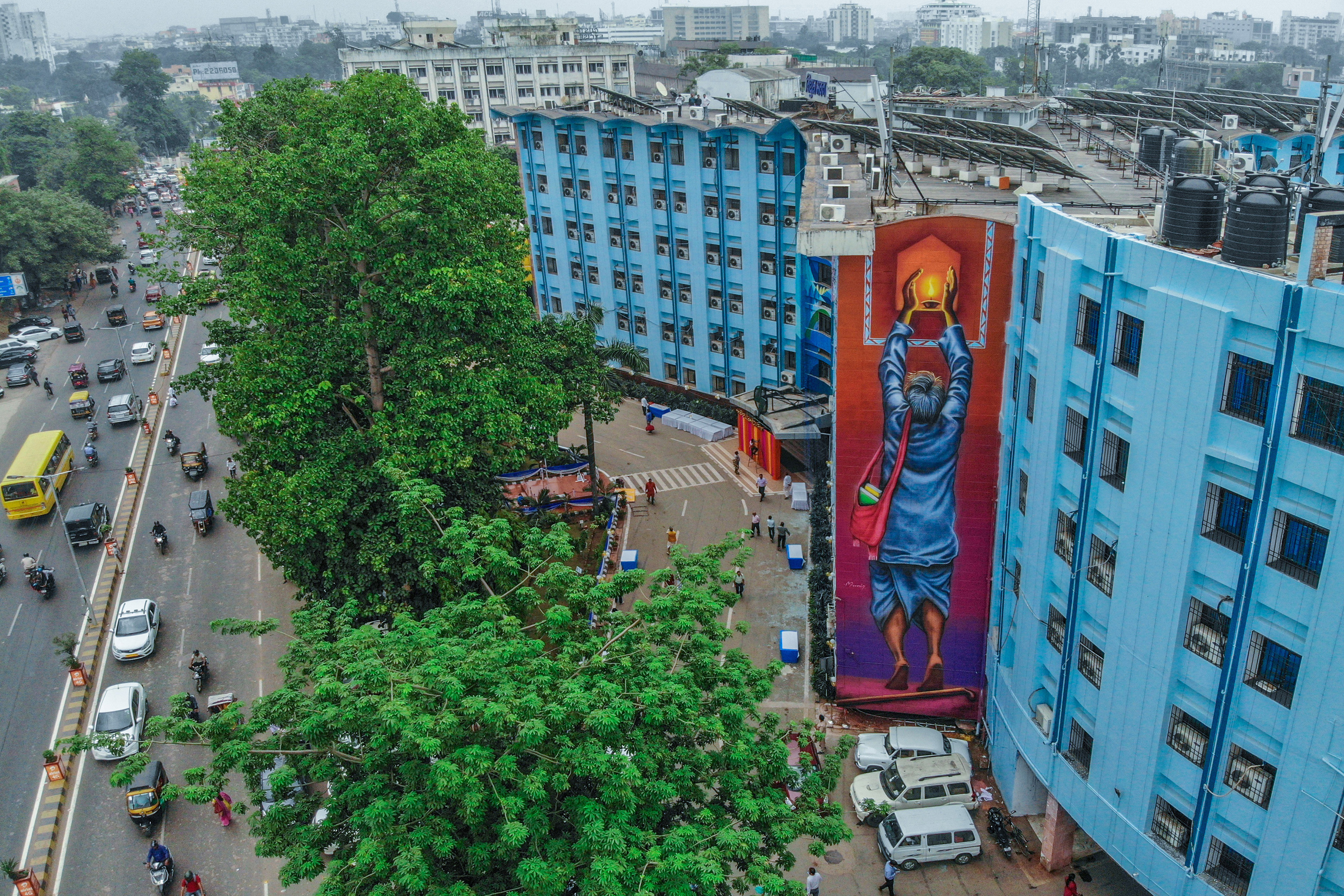 Murals at Vidyut Bhawan